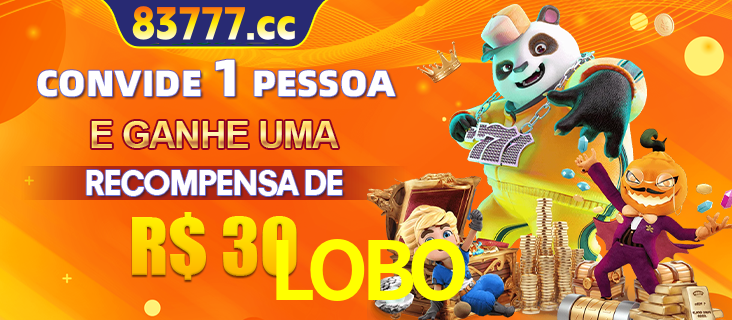 Banner institucional da LOBO sobre parceria de marcas e criação de uma marca de excelência, apresentando os mascotes de jogos populares como o Fortune Tiger.